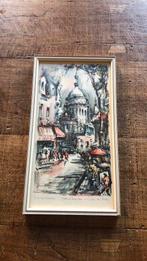 Oude litho Parijs, Antiek en Kunst, Kunst | Litho's en Zeefdrukken, Ophalen of Verzenden