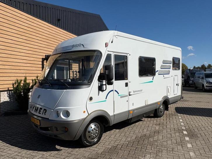leuke Hymer B524 grote garage/cruisecontrole, Caravans en Kamperen, Campers, Bedrijf, Fiat, Handgeschakeld, L-zit, Cassettetoilet