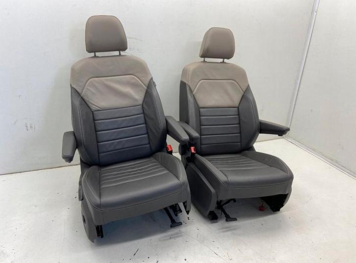 Camper Stoelen T7 Multivan California (Leer) Interieur, Caravans en Kamperen, Camper-accessoires, Zo goed als nieuw, Ophalen of Verzenden