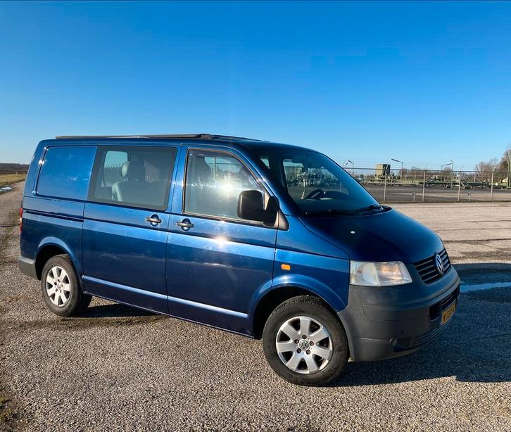 Degelijke VW Transporter T5 1.9 diesel met camper kenteken, Auto's, Volkswagen, Particulier, Transporter, Airbags, Centrale vergrendeling