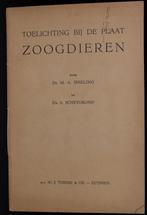 schoolplaat boekje    Nederlandse   Zoogdieren ., Verzenden, Natuur en Biologie