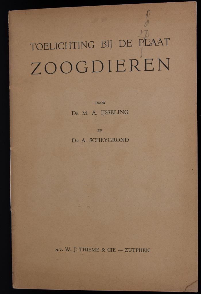 schoolplaat boekje    Nederlandse   Zoogdieren ., Antiek en Kunst, Antiek | Schoolplaten, Natuur en Biologie, Verzenden