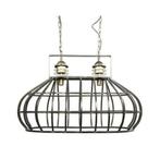 Mooie kooilamp staal, Huis en Inrichting, Ophalen of Verzenden, Zo goed als nieuw, Minder dan 50 cm