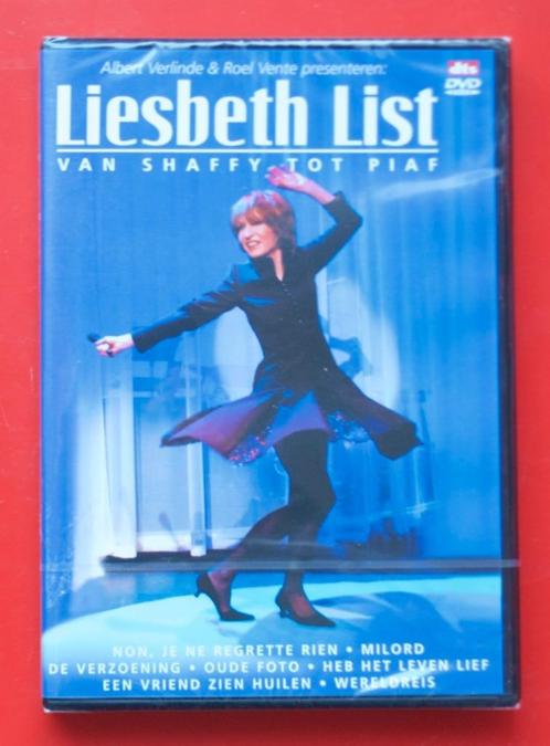 dvd Liesbeth List Van Shaffy tot Piaf miniconcert Ramses, Cd's en Dvd's, Dvd's | Muziek en Concerten, Zo goed als nieuw, Muziek en Concerten