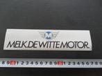 sticker MELK de witte motor  ***, Verzamelen, Ophalen, Zo goed als nieuw, Bedrijf of Vereniging