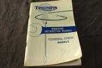 Triumph Tiger Cub models workshop / instruction manual 1964, Ophalen of Verzenden, Triumph