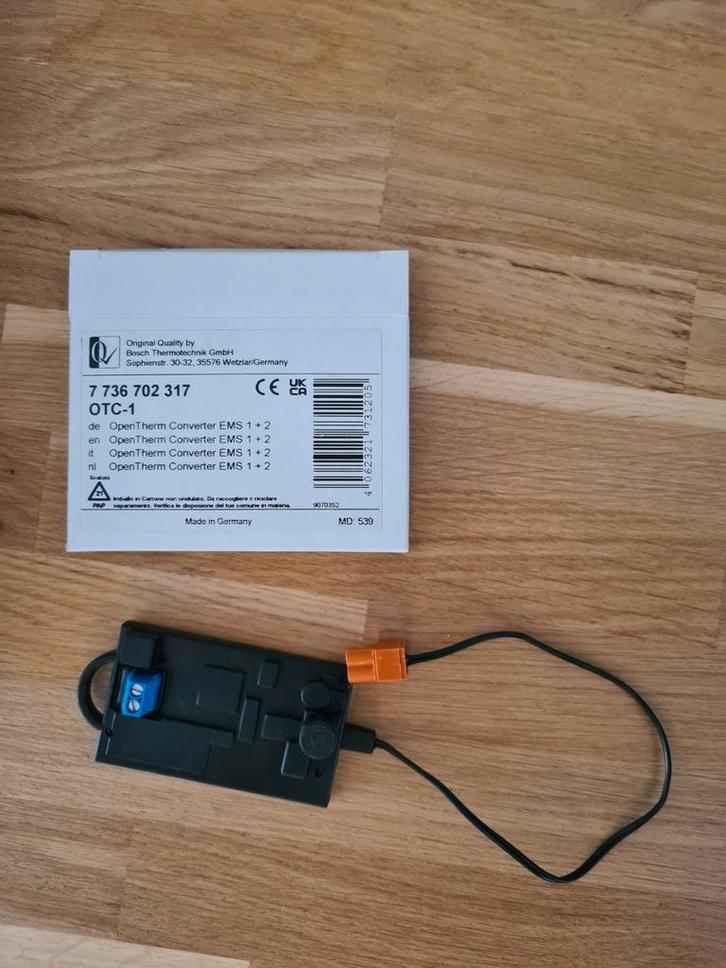 Bosch OpenTherm Converter EMS 1+2 OTC-1, Doe-het-zelf en Verbouw, Thermostaten, Nieuw, Slimme thermostaat, Ophalen of Verzenden