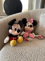 2 knuffels Mickey en Minnie Mouse + 8 matrode kerstballen, Verzamelen, Ophalen of Verzenden, Mickey Mouse, Nieuw, Knuffel