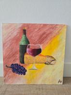 Vintage Olieverfschilderij stilleven by Frank Van Wegel €29, Antiek en Kunst, Kunst | Schilderijen | Modern, Ophalen of Verzenden