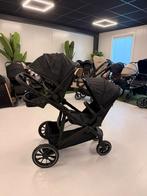 Deryan Evy V2 Duo Kinderwagen - Twee Zitjes - ZGAN - Zwart, Ophalen of Verzenden, Nieuw, Verstelbare rugleuning