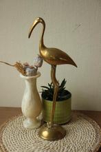 Grote messing kraanvogel / reiger, Ophalen of Verzenden, Koper