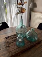 Set vazen, Ophalen, Zo goed als nieuw, Glas, Minder dan 50 cm