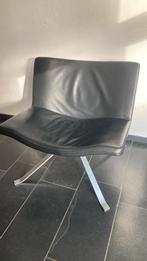 Italiaanse Wave draaifauteuil met leer Nuvola, Minder dan 75 cm, Leer, Ophalen of Verzenden, Gebruikt