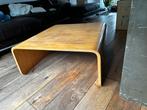 Vintage plywood side table salontafel, 50 tot 100 cm, Skandinavisch, Gebruikt, Ophalen of Verzenden