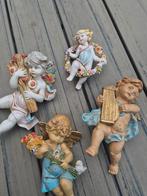 4 vintage italiaamse engeltjes, Antiek en Kunst, Curiosa en Brocante, Ophalen of Verzenden