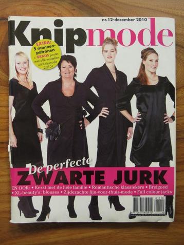 Knipmode december 2010  perfecte zwarte jurk, mannenkleding beschikbaar voor biedingen