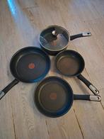 Tefal Pannenset - 4 Delig, Huis en Inrichting, Keuken | Potten en Pannen, Gebruikt, Aluminium, Pannenset, Ophalen of Verzenden