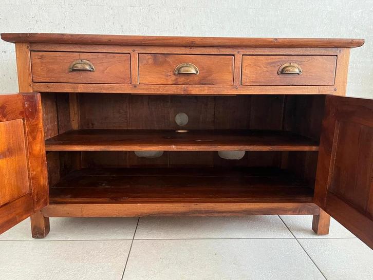 Mooie houten tv/audiomeubel, Huis en Inrichting, Kasten | Televisiemeubels, Zo goed als nieuw, Minder dan 100 cm, 25 tot 50 cm