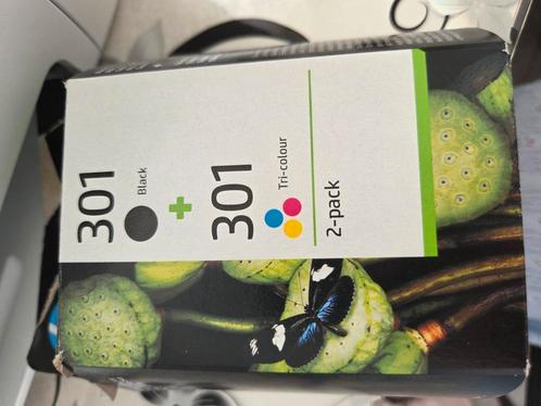 HP 301 originele zwarte/drie-kleuren inktcartridges, 2-pack, Computers en Software, Printerbenodigdheden, Nieuw, Ophalen of Verzenden