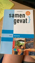 Samengevat havo Economie, Economie, HAVO, Ophalen of Verzenden, Zo goed als nieuw