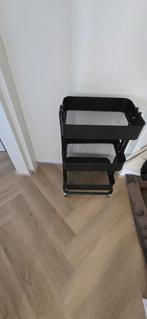 Ikea roltafel 15 euro, Ophalen, Gebruikt, Zwart, Minder dan 100 cm