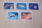 Ruimtevaart Rep. Centrafricaine, Halley, gestempeld. (3)., Postzegels en Munten, Ophalen of Verzenden, Gestempeld