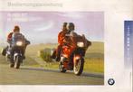 BMW R1100 RT - R1100 RS Bedienungsanleitung (6160z), Ophalen of Verzenden, BMW