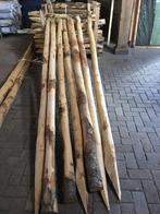 Zonnedoekpaal schaduwdoek schutting lange palen kastanjehout, Tuin en Terras, Palen, Balken en Planken, Ophalen of Verzenden, Nieuw