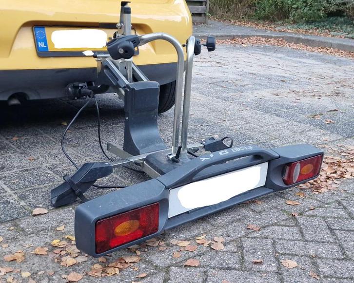 Fietsendrager met lift, Auto diversen, Fietsendragers, Gebruikt, Trekhaakdrager, 2 fietsen, Elektrische fiets, Ophalen