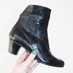 Mooie Zacht Leren Dungelmann Laarsjes - s8 (Maat 39) € 55,-, Zwart, Lage of Enkellaarzen, Ophalen of Verzenden, Zo goed als nieuw