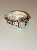 Sterling zilveren opaal ring mt 20, Sieraden, Tassen en Uiterlijk, Ringen, 20 of groter, Zwanensingel 239, Nieuw, Ophalen of Verzenden