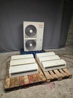 Toshiba Multi VRF airco 6x wandairco 12,5 kW Mini-SMMS, Verwarmen, Refurbished, 3 snelheden of meer, Ophalen of Verzenden