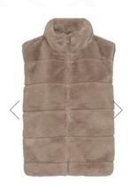 Frequent fluffy teddy bodywarmer gilet M nieuw, Kleding | Dames, Bodywarmers, Ophalen of Verzenden, Nieuw, Maat 38/40 (M), Beige