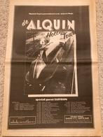 ALQUIN Holland tour 1975 A3 advertentie, Cd's en Dvd's, Vinyl | Pop, Ophalen of Verzenden