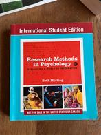 Studieboek research methods in psychology, Boeken, Studieboeken en Cursussen, Ophalen of Verzenden, Zo goed als nieuw
