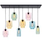 HighLight Hanglamp Fantasy Multicolor 8-lichts, Ophalen, 75 cm of meer, Modern, Glas