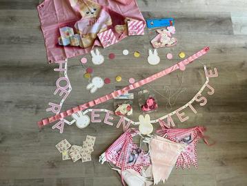 Geboorte versiering meisje beschikbaar voor biedingen