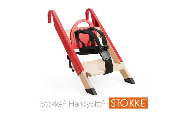 Stokke HandySitt draagbare stoelverhoger., Kinderen en Baby's, Kinderstoelen, Gebruikt, Overige typen, Gordel(s), Stoelverkleiner