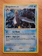 Empoleon Diamond & Pearl 4/130 Holo Rare Pokemon kaart, Ophalen of Verzenden, Zo goed als nieuw, Losse kaart