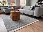 Vloerkleed zwart wit loods5 - 195 x 147 cm, Ophalen, Gebruikt, Wit, Minder dan 10 m²