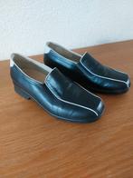 Prachtige leren damesschoenen maat 6/39. DUREA ZGAN € 20.00, Blauw, Instappers, Verhulst, Ophalen of Verzenden