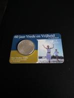 2005 Het zilveren Vrede en Vrijheid vijfje 60 jaar in coinca, Postzegels en Munten, Munten | Nederland, Ophalen of Verzenden, Koningin Beatrix