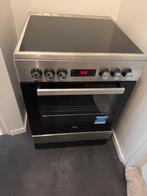 BEKO Fornuis Keramisch (FSM67320GXS), Ophalen, Keramisch, 4 kookzones, Zo goed als nieuw