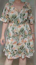 Eksept by Shoeby bloemenprint strand jurk M ruches zgan, Maat 38/40 (M), Verzenden, Zo goed als nieuw, Eksept