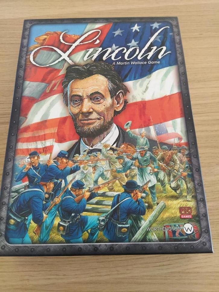 Lincoln, Hobby en Vrije tijd, Gezelschapsspellen | Bordspellen, Zo goed als nieuw, Een of twee spelers, Ophalen of Verzenden