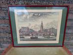 Nette ingekleurde prent /gravure/ets de mont albaans toren, Ophalen