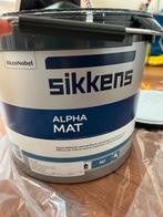 Sikkens Alpha Mat, heel licht blauwe muurverf, 10 tot 15 liter, Ophalen, Zo goed als nieuw, Verf