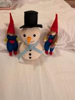 Kabouters met een sneeuwpop, Ophalen of Verzenden, Nieuw, Figuurtje(s), Wolvilt