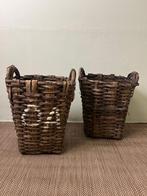 kerstboom mand (vintage druivenoogst mand), Gebruikt, Mand, Rond, Ophalen of Verzenden