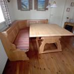 Oostenrijkse hoekset (tafel en hoekbank), Huis en Inrichting, Ophalen, Overige materialen, Vierkant, Zo goed als nieuw